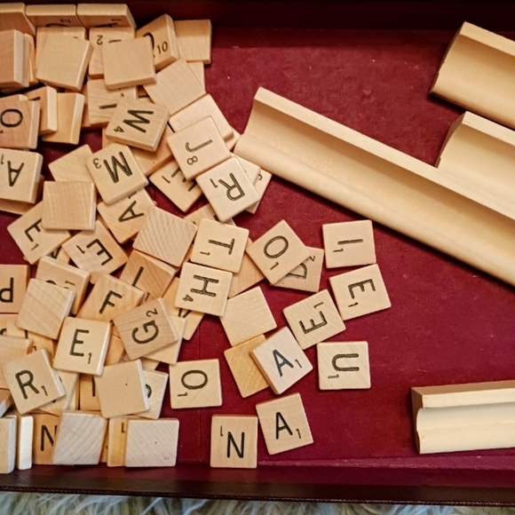 Antique Scrabble Game. 1950s New in Box! Rare lucky find! Beautiful. - Picture 7 of 11